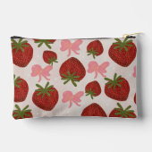 Strawberries and Bows Pouch アクセサリーポーチ (裏面)