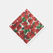 Strawberries and Cream スタンダードカクテルナプキン (角)