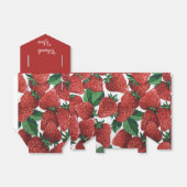 Strawberries and Cream Summer Pattern フェイバーボックス (折り畳みなし)