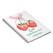Strawberries and Genesis 1 Journal ノートブック (右側)