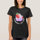 strawberries and sour cream tシャツ (正面)