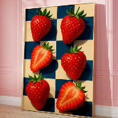 Strawberries art, Bold Fruit ポスター