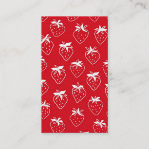 Strawberries businesscard 名刺