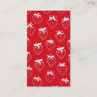 Strawberries businesscard 名刺