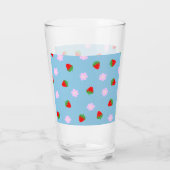 Strawberries & Flowers タンブラーグラス (裏面)