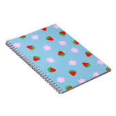 Strawberries & Flowers ノートブック (右側)