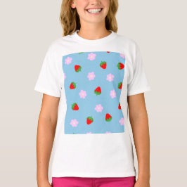 Strawberries & Flowers Tシャツ