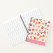 Strawberries fun Spiral Notebook ノートブック (内部)