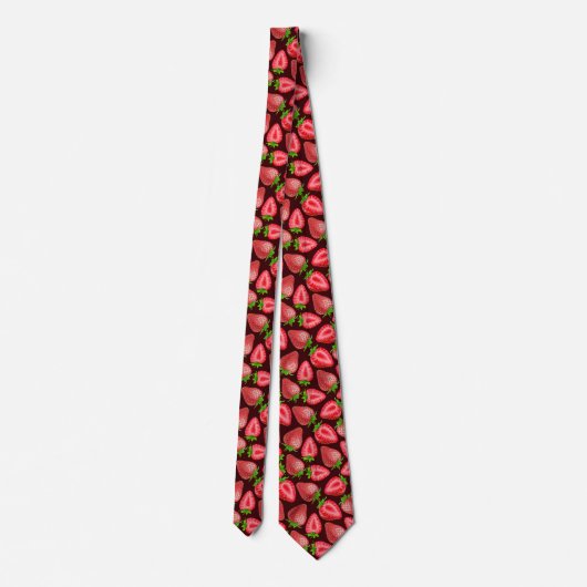 Strawberries Neck Tie ネクタイ (裏面)