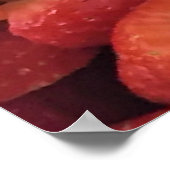 Strawberries Photo ポスター (角)