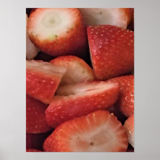 Strawberries Photo ポスター (正面)
