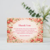 Strawberries & Sweethearts Valentine Party サンキューカード (スタンド正面)