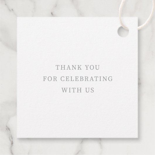 Strawberries Two Sweet 2nd Birthday フェイバータグ (裏面)