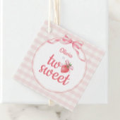 Strawberries Two Sweet 2nd Birthday フェイバータグ