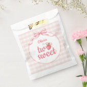 Strawberries Two Sweet 2nd Birthday  フェイバーバッグ (封をした状態)