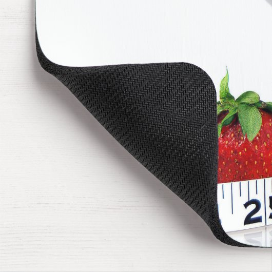 Strawberries with Tape Measure マウスパッド (コーナー)