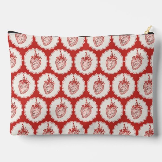 Strawberry アクセサリーポーチ (裏面)