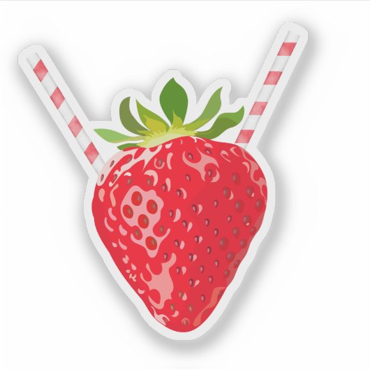 「STRAWBERRY」 シール (正面)