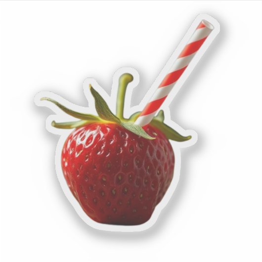 「STRAWBERRY」 シール (正面)