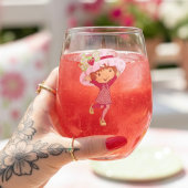 Strawberry ステムなしワイングラス