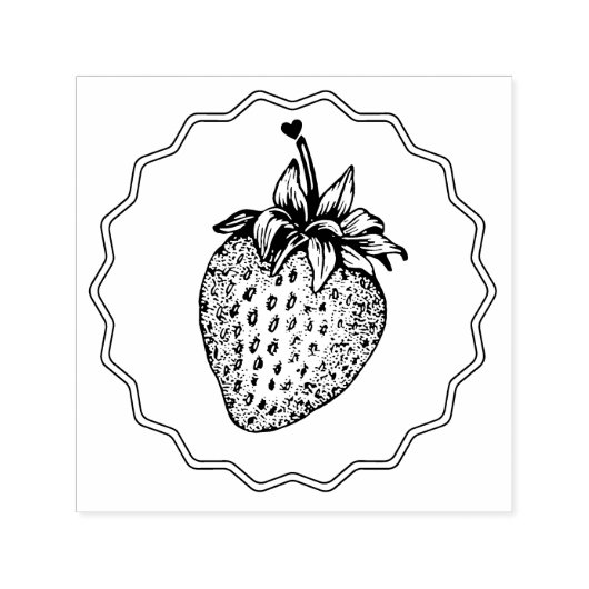 Strawberry セルフインキングスタンプ (デザイン)