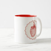 Strawberry ツートーンマグカップ (正面右)