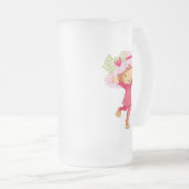 Strawberry フロストグラスビールジョッキ (正面右)