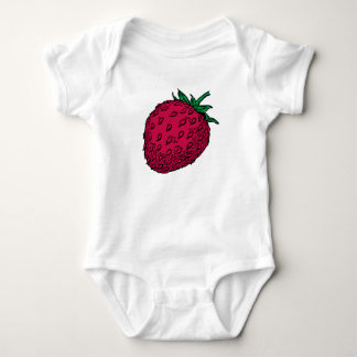 strawberry ベビーボディスーツ