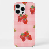 Strawberry Aesthetic Case | Fresh Fruit Vibes iPhoneケース (裏面)