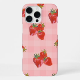 Strawberry Aesthetic Case | Fresh Fruit Vibes iPhone 16 Pro Maxケース