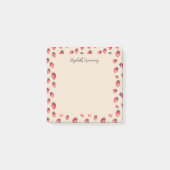 Strawberry Art Watercolor Farmhouse Style Kitchen  ポストイット (正面)