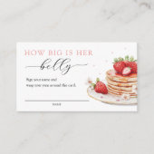 Strawberry Baby Brunch How Big is Her Belly Game エンクロージャーカード (正面)