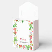 Strawberry Baby Shower フェイバーボックス (オープン)