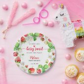 Strawberry Baby Shower ペーパープレート (パーティー)