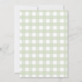 Strawberry Baby Shower Invitation 招待状 (裏面)