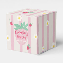 Strawberry Berry First Birthday Party Favor Box フェイバーボックス