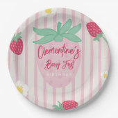 Strawberry Berry First Paper Plate ペーパープレート (正面)