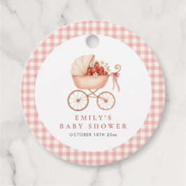 Strawberry Berry Sweet Baby Shower Favor フェイバータグ