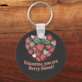 Strawberry Berry Sweet Kids Valentines Day キーホルダー (正面)
