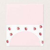 Strawberry berry sweet place cards (外部フラット)