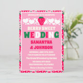 Strawberry Berry Sweet Wedding 招待状 (スタンド正面)