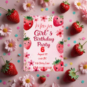 Strawberry Birthday Invitation  招待状