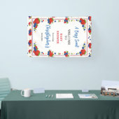 Strawberry Blueberry Berry Sweet Baby Shower 横断幕 (トレードショー)