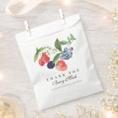 Strawberry Blueberry Personalized フェイバーバッグ (クリップ留めされた状態)