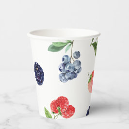 Strawberry Blueberry Shower Paper Cups 紙コップ