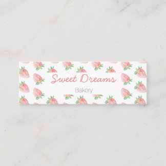 Strawberry business card mini スキニー名刺