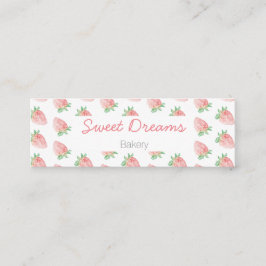 Strawberry business card mini スキニー名刺