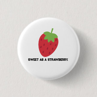 Strawberry Button | かわいいフルーツのピンバッジ 缶バッジ
