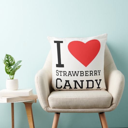 Strawberry Candy pattern クッション (椅子)
