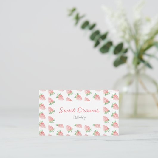 Strawberry card 名刺 (スタンド正面)